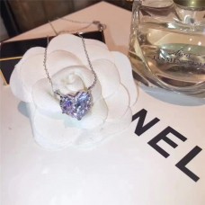 Venta de joyas de collar falso de cristales de corazón de Tiffany en Malasia para mujeres