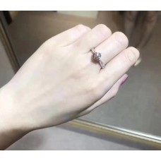 Anillo Tiffany Redondo Diamante Dupe Regalo Estrecho