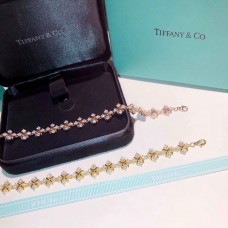 Tiffany Schlumberger Pulsera Lynn Oro rosa/amarillo Plata X Adornos Juego de cristales Reino Unido