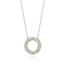 Tiffany Schlumberger Collar De Cadena Con Colgante Circular De Dieciséis Piedras Mujer Precio