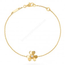 Pulsera Van Cleef Arpels Frivole de oro amarillo/oro blanco con diamantes