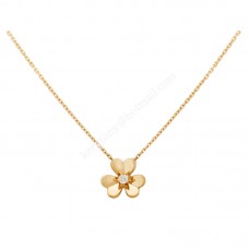 Colgante Van Cleef Arpels Frivole Oro amarillo/Oro blanco/Oro rosa con diamante