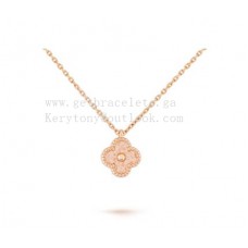 Colgante Van Cleef Arpels Sweet Alhambra en oro rosa
