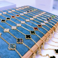 Collar largo Van Cleef Arpels Alhambra 20 Motivos Nácar con Diamante Más Color